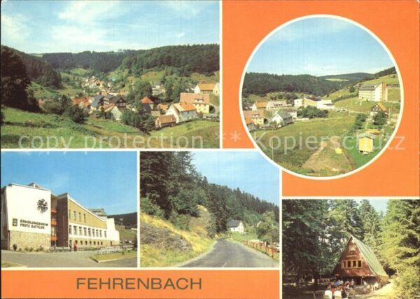 Fehrenbach Thueringer Wald Waldbaude Werraquelle FDGB Heim Fritz S