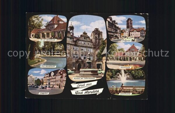 Bad Hersfeld Wandelhalle Linggplatz Rathaus Lullusbr