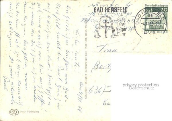 Bad Hersfeld Wandelhalle Linggplatz Rathaus Lullusbr – Bild 2