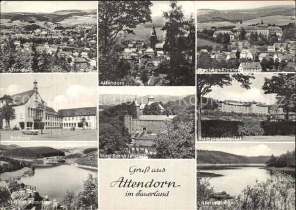 Attendorn Ursulinenkloster Rathaus Stausee Ahaus