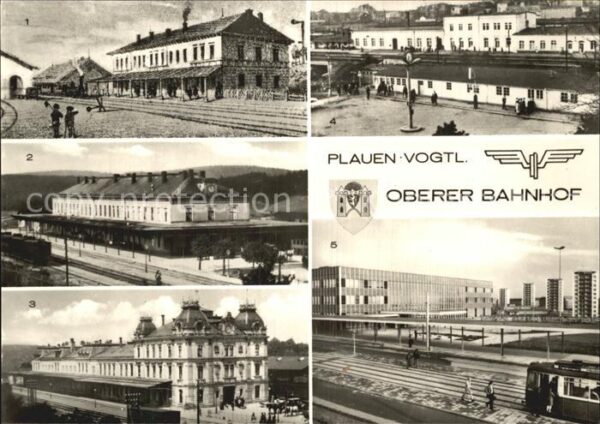 Plauen Vogtland Oberer Bahnhof Empfangsgebäude