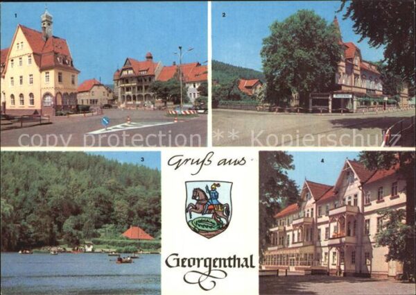 Georgenthal Gotha FDGB Heim Clara Zetkin Deutscher Hof Ca