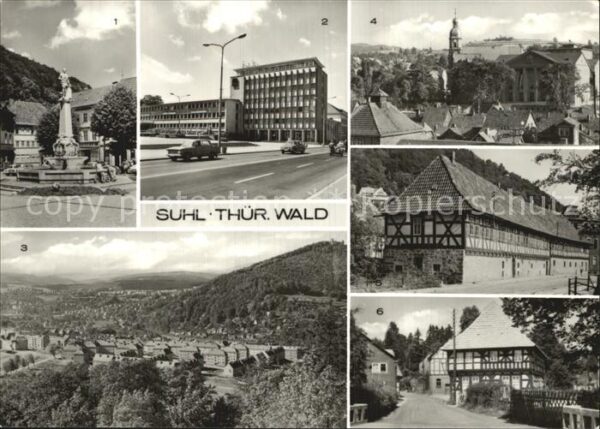 Suhl Thueringer Wald Waffenschmiedbrunnen Museum Haus der Ge