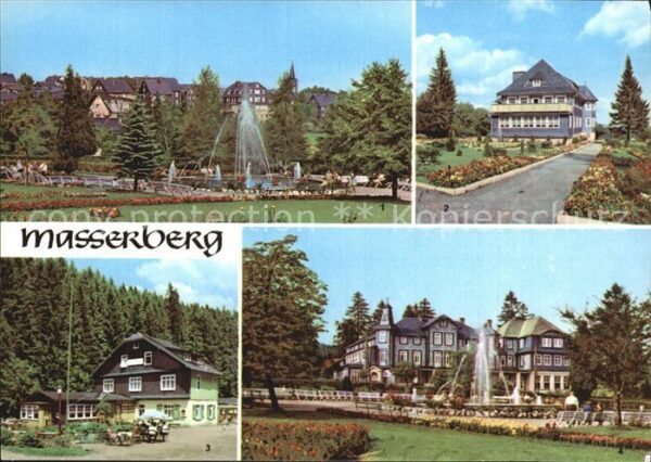 Masserberg Kurpark Augenheilstätte Massermühle Kur