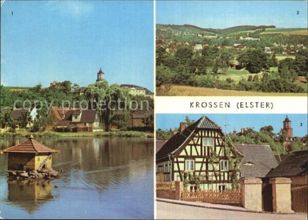 Crossen Elster Teich Mühlberg Schloss