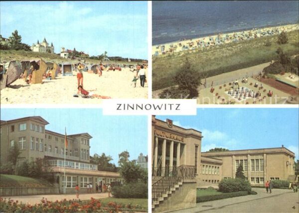 Zinnowitz Ostseebad Strand Sportanlage Haus Schmirgal Kultu