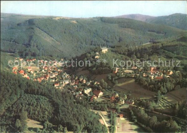 Schwarzburg Thueringer Wald Trippsteinblick