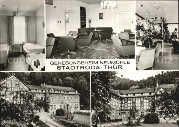 Stadtroda Genesungsheim Neumühle Veranda Klubraum