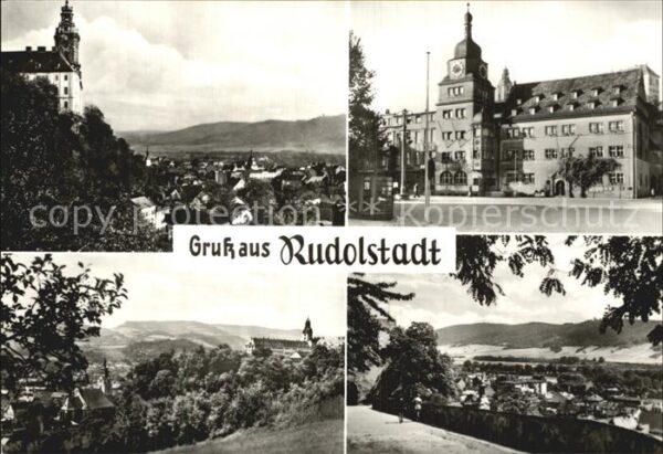 Rudolstadt Heidecksburg Rathaus Stadtkirche Schlos