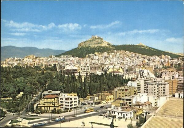 Athen Griechenland Panorama Lycabette