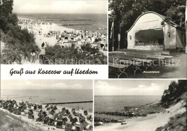 Koserow Ostseebad Usedom Konzertplatz Strand Küste