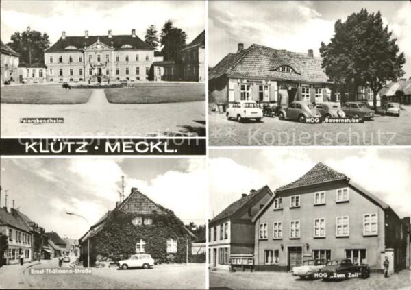 Kluetz Feierabendheim HOG Bauernstube Zum Zell