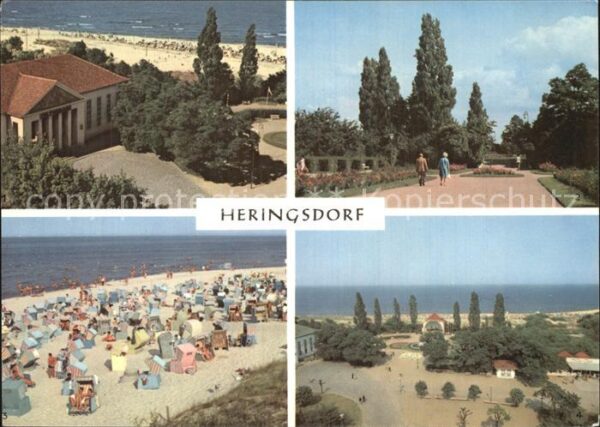 Heringsdorf Ostseebad Usedom Kulturhaus Kurpromenade Strand Musikpav