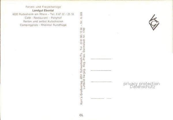 Ruedesheim am Rhein Ferien Freizeitanlage Landgut Ebental C – Bild 2