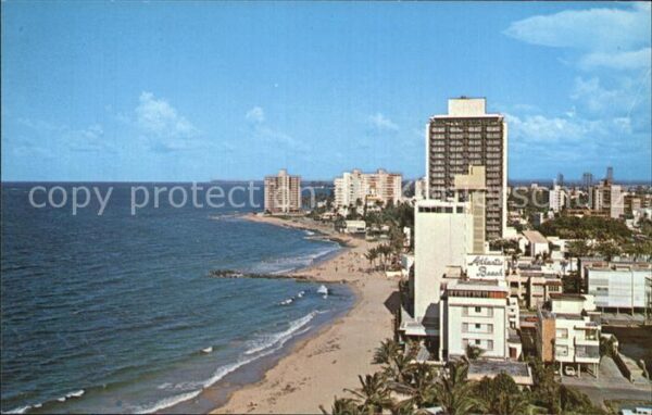 San Juan Puerto Rico Section of the Gold Coast