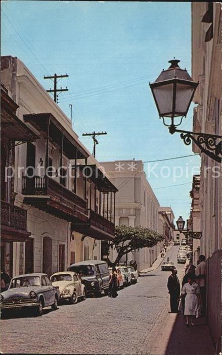 San Juan Puerto Rico Cristo Street