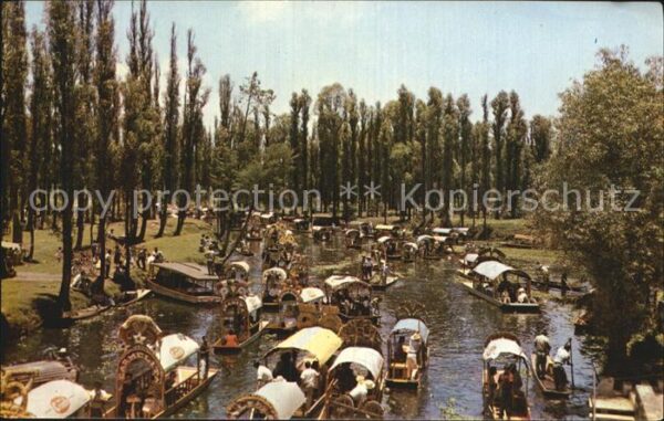 Mexico City Xochimilco Lake Boote