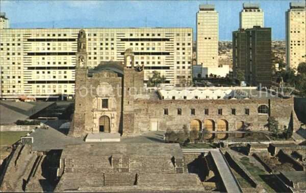 Tlatelolco Aerial view of the habitation unit of N