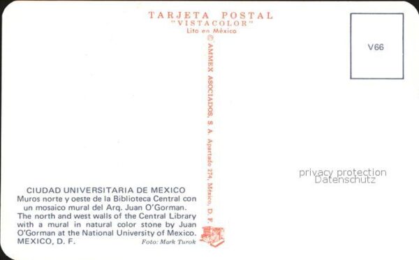 Mexico City Central Library National University of – Bild 2