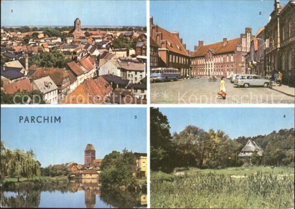 Parchim Stadtblick Schuhmarkt Marienkirche Kind