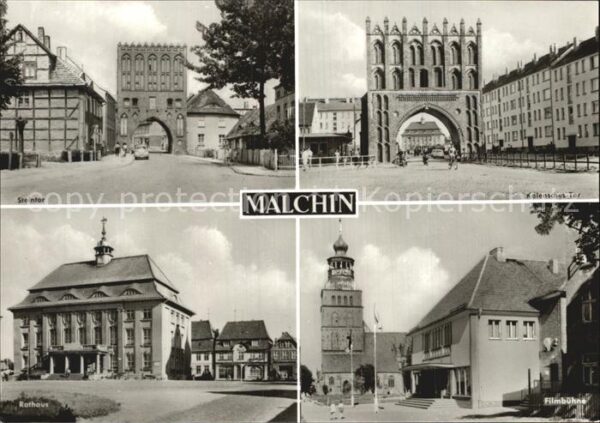 Malchin Demmin Steintor Kalensches Tor Rathaus Filmbüh