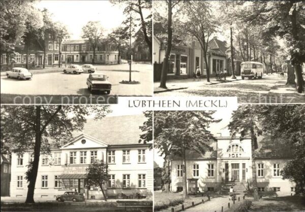 Luebtheen Thälmannplatz Kirchenplatz Hotel Stadt
