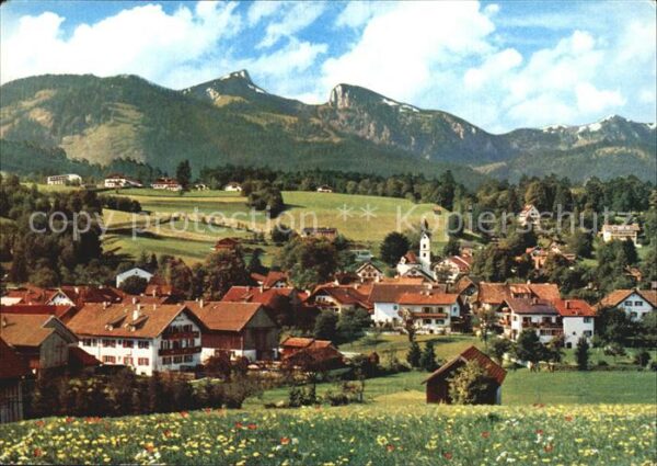 Bad Kohlgrub mit Ammergauer Alpen