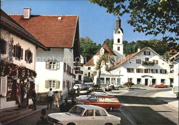Bad Kohlgrub Strassenpartie Kirche