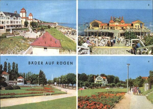 Insel Ruegen Binz Kurhaus Sellin Seebrücke Göhren Pr