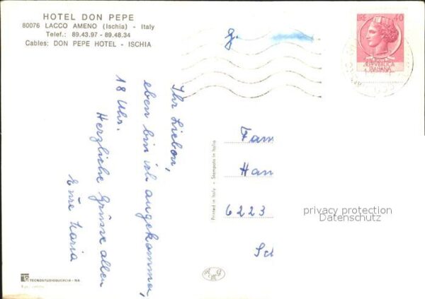 Ischia Hotel Don Pepe Bar – Bild 2