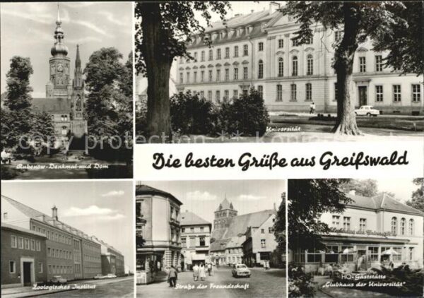 Greifswald Rubenow Denkmal Dom Universität Zoolog