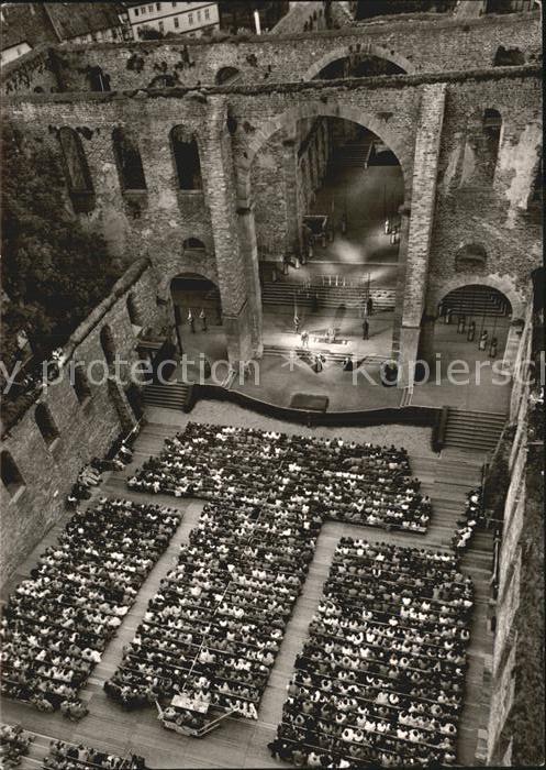Bad Hersfeld Festspiele in der Stiftsruine Bühne und