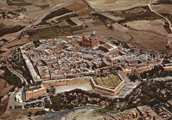 Malta The Walled City of Medina Fliegeraufnah