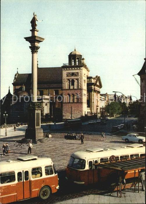 Warszawa Widok na ulice Krakowskie Przedmiescie