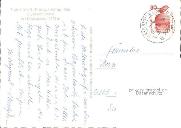 Bayerisch Gmain Pfarrkirche St Nikolaus von der Flüe mi – Bild 2