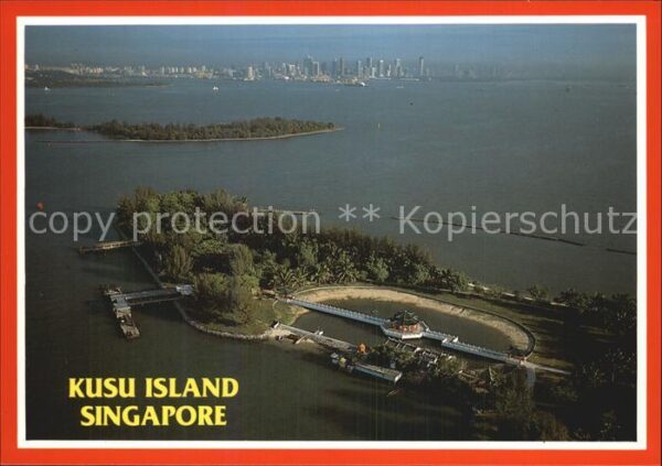 Singapore Kusu Island Fliegeraufnahme