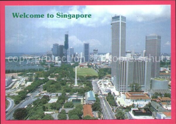 Singapore Harbour City Panoramic view