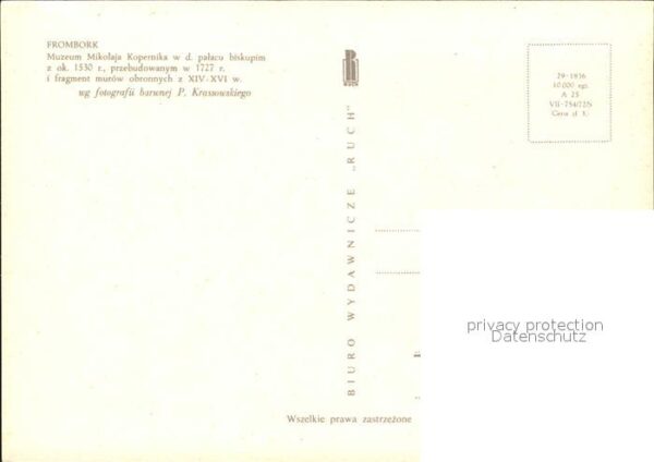 Frombork Muzeum Mikolaja Kopernika – Bild 2