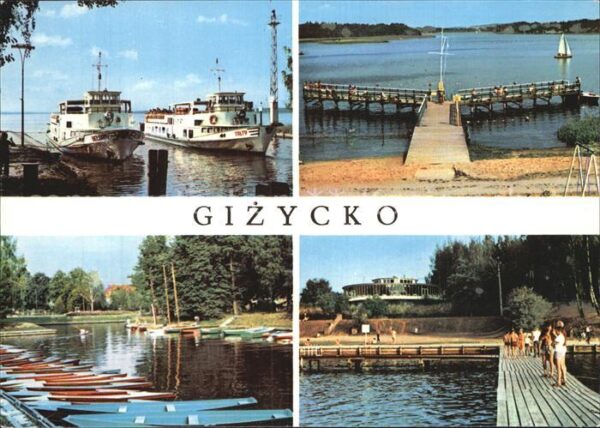 Loetzen Masuren Gizycko Statki wycieczkowe na jeziorze Niegocin