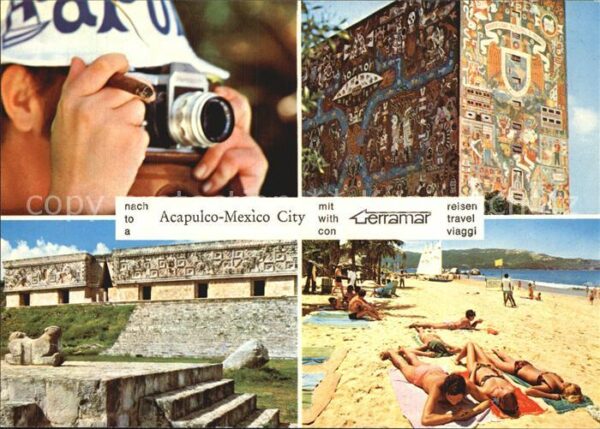 Acapulco Fotograf Universität Tempel Strand