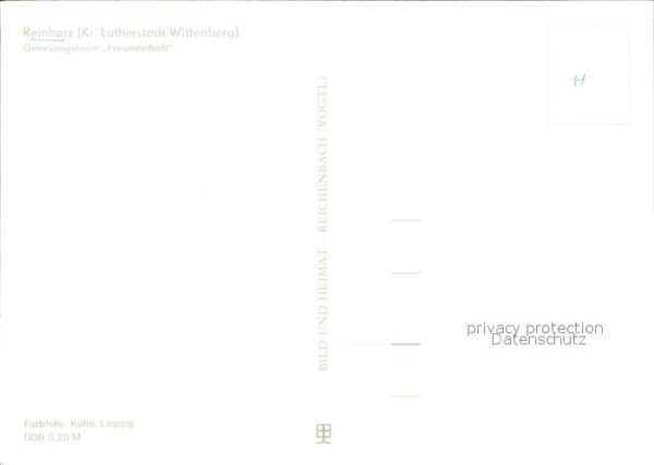 Reinharz Duebener Heide Genesungsheim Freundschaft – Bild 2