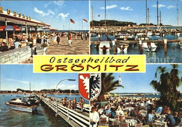 Groemitz Ostseebad Yachthafen Promenade Seebrücke