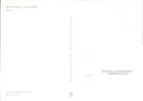 Wittenberg Lutherstadt Rathaus – Bild 2