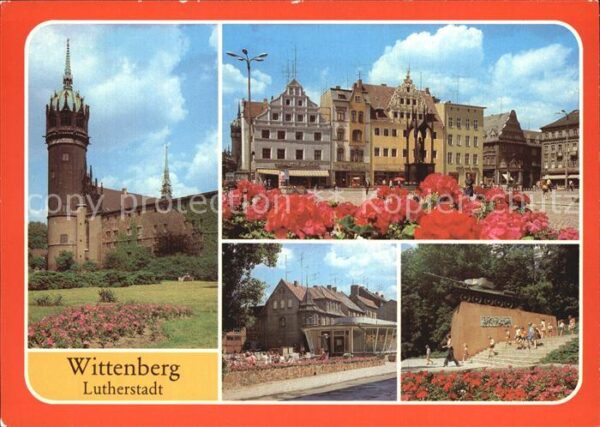 Wittenberg Lutherstadt Markt Schloßplatz