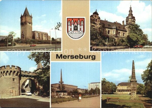 Merseburg Saale Kulturhaus Krummes-Tor Gagarinplatz Sch