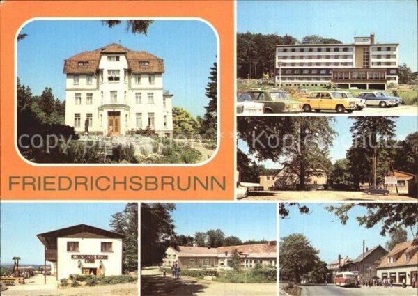 Friedrichsbrunn Harz Sanatorium-Ernst-Thälmann Bettenhaus-Ku
