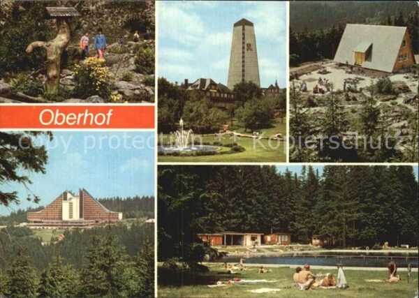 Oberhof Thueringen botanischer Garten Erholungsheime Renns