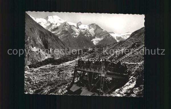 Kaprun Schrägaufzug Lärchenwald mit Wiesbachho