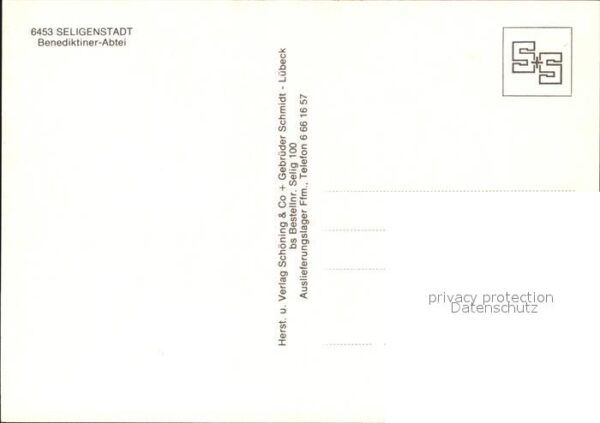 Seligenstadt Hessen Benediktiner-Abtei – Bild 2