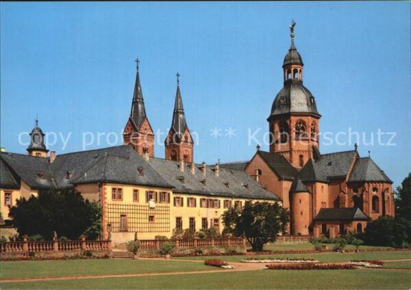 Seligenstadt Hessen Abtei Einhards-Basilika Konventbau